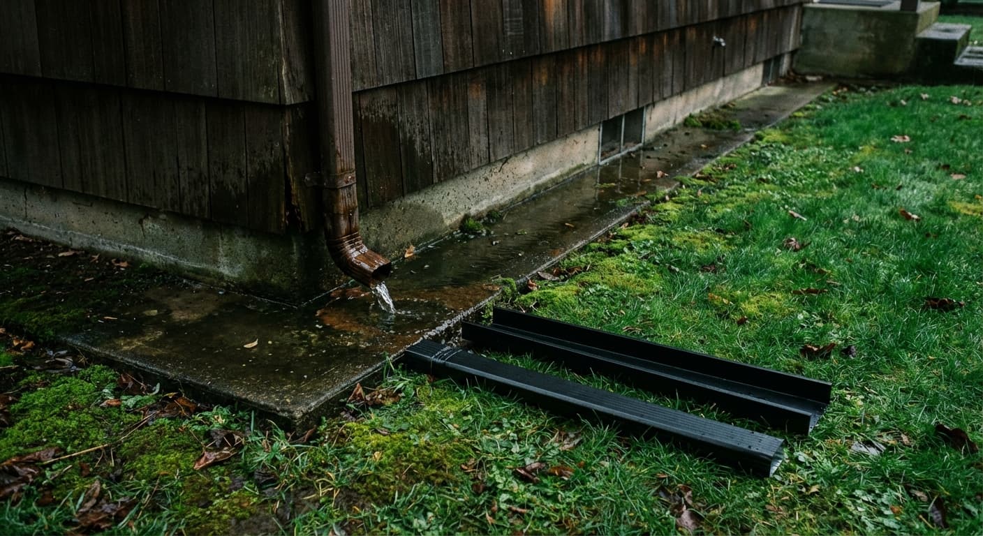Vancouver Drizzle? Stop Foundation Pooling w/ Downspouts